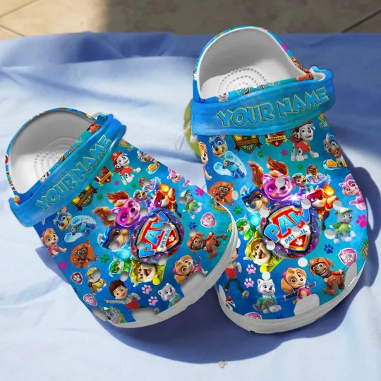 Personalized Paw Patrol Cartoon Slippers Clogsband Clogs For Adults Lovers