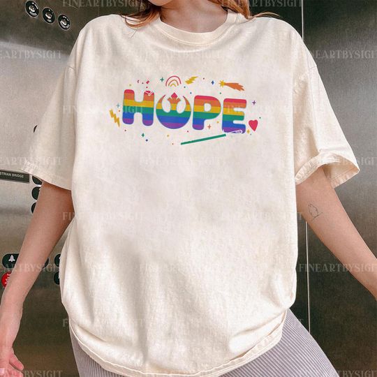 Star Wars Hope Pride Shirt, Rainbow Rebel Symbol Galactic Doodles T-shirt, Star Wars Pride Month Hoodie, Disney Family Shirts, QSA151