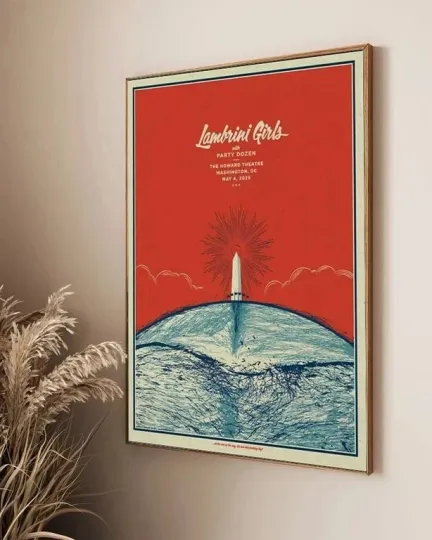 Discover Poster Lambrini Girls Tour Washington, DC 04 May 2025