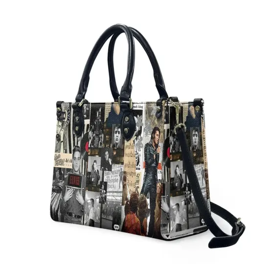 Elvis Presley Leather Handbag, for Fans Leather Handbag, gift Woman