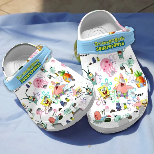 SpongeBob SquarePants Slippers Clogsband Clogs For Adults Lovers