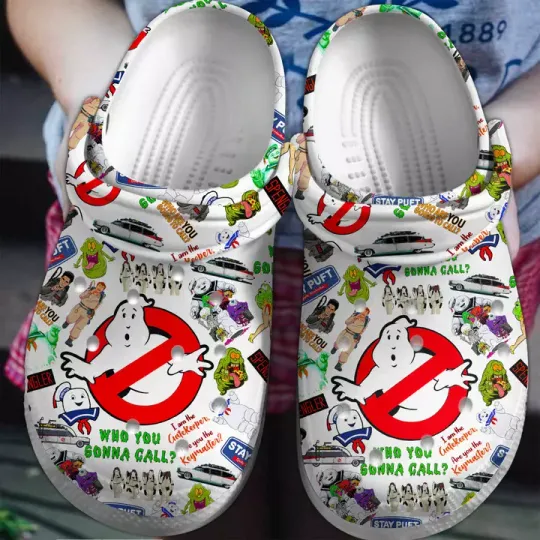 Soft And Comfortable Ghostbusters Movie Clogs For And Adults
