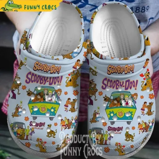 Scooby Doo Light Blue Clog