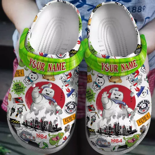 Personalized Movie Clogs Ghostbusters