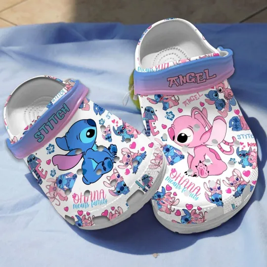 Stitch Angel Slippers Clogsband Clogs