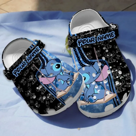 Personalized Stitch Ohana Slippers Clogsband Clogs For Adults