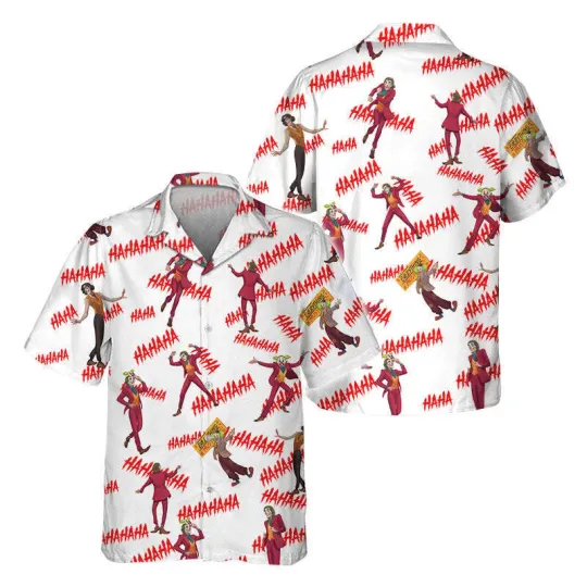 Funny Joker Dancing Hahaha Why So Serious Father's Day Gift Hawaiian Shirt