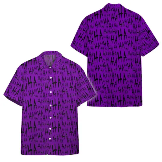 Joker Laughing HaHaHa Why So Serious Father's Day Gift For Dad Hawaiian Shirt