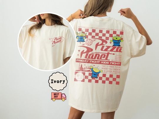 Vintage Pizza Planet Toy Story Shirt, Disney Toy Story Aliens Shirt, Pizza Planet Shirt, Retro Toy Story, Toy Story Shirt