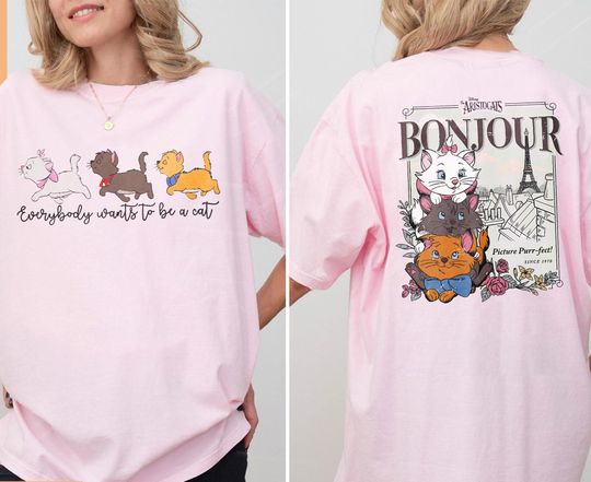 Disney The Aristocats Est 1970 Shirt, Family Vacation Shirt, Disneyland Shirt, Disneyworld Shirt, Disney Cats Shirt