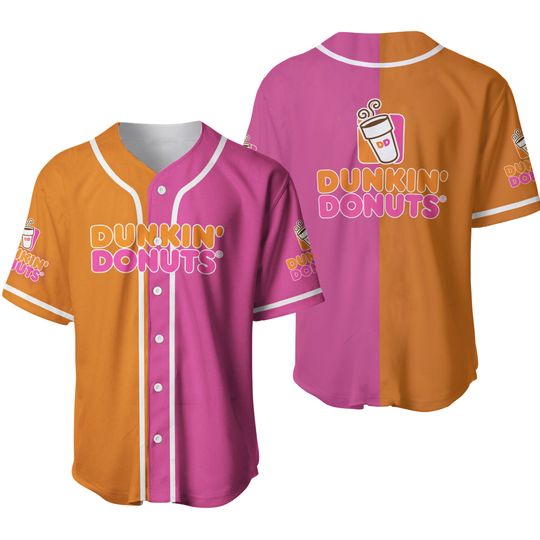 Dunkin Donuts Jersey, Dunkin Donuts Jersey Shirt, Dunkin Donuts Baseball Jersey, Dunkin Donuts Gift, Dunkin Donuts Lovers