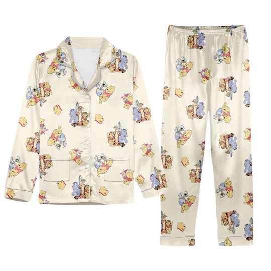 New Spring Women's Disney Pooh Bear Pajamas Sets