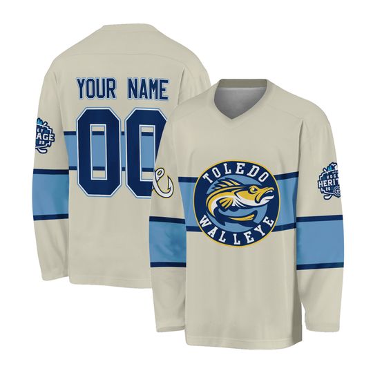 Personalized Toledo Walleye Hockey Shirt Hockey Heritage 2025 Unisex Fit Gift