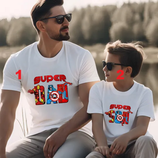 Superhero Dad and Son Shirts, Avengers Dad Son Matching Tee, Disneyland Dad Tee , Iron Man Spiderman Hulk, Avengers Fathers Day Gift