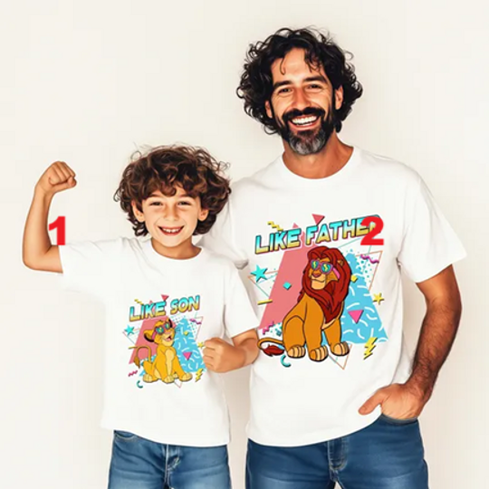 Disney The Lion King Like Father Shirt, Disney Matching Shirt, Father and Son Shirts, Father's Day Gift, Daddy and Me Shirt