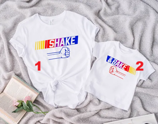 Shake and Bake Shirts,Dad and Baby Matching Shirts,Father Son Tshirt,Daddy and Me Outfits,Fathers Day T-Shirts,Fathers Day Gift,New Dad Gift