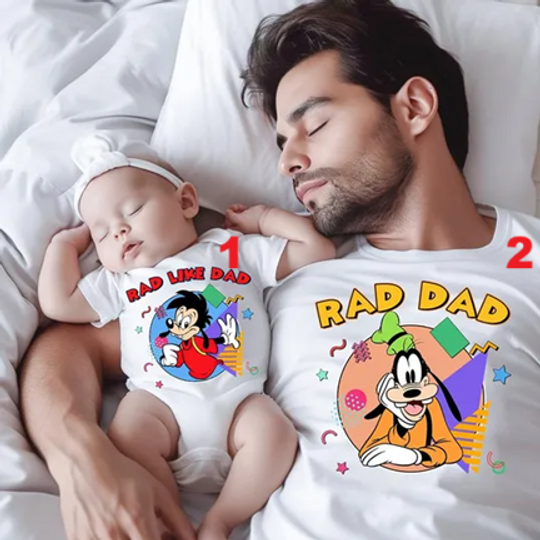 Goofy And Max Goof Rad Dad Rad Like Dad Shirt, Disneyworld Dad Shirt, Dad And Son Matching Shirt, Father Day Shirt, Disneyland Dad Son Shirt