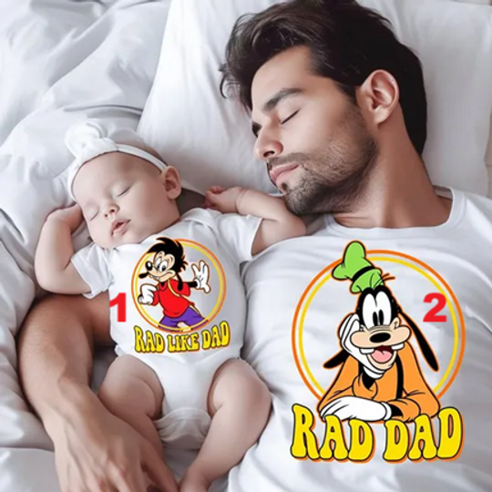 Goofy And Max Goof Rad Dad Rad Like Dad Shirt, Disneyworld Dad Shirt, Dad And Son Matching Shirt, Father Day Shirt, Disneyland Dad Son Shirt