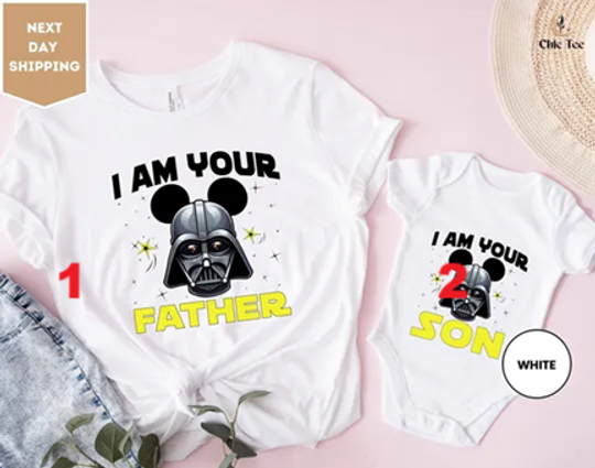 I Am Your Father Shirt, I Am Your Son Shirt, Star Wars Father And Son Shirt, Disney Father And Son Shirt, Dad And Son Disney Shirt, Dad Gift
