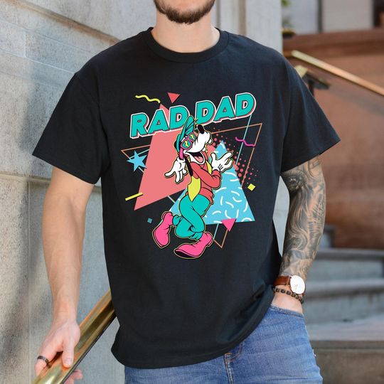 Goofy Rad Dad Shirt, Father's Day Disneyland Shirt, Father's Day Tshirt for Daddy Papa, Disneyland Vacation Trip, Disneyland Dad Gift