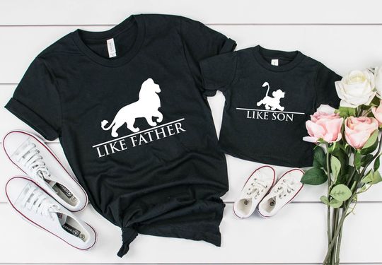 The Lion King Like Father Shirt, Disney Matching Shirt, Father and Son Shirts, Father's Day Gift,Daddy and Me Shirt, Father and Daughter Tee