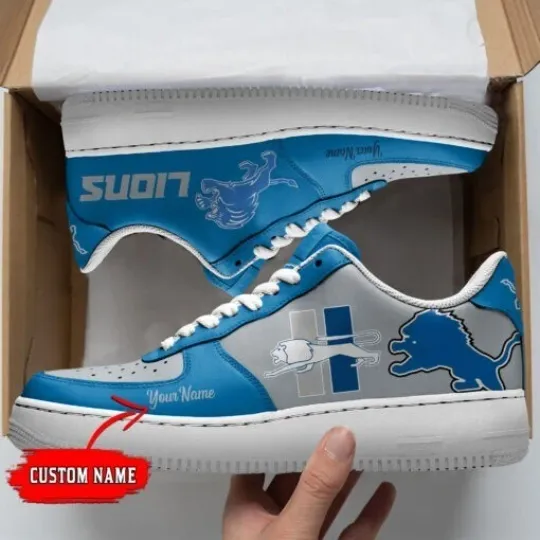 Detroit Football Team Lionss Air Force Shoes Men Women Sneaker