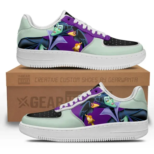 Maleficent Air Force Shoes Men Women Sneaker