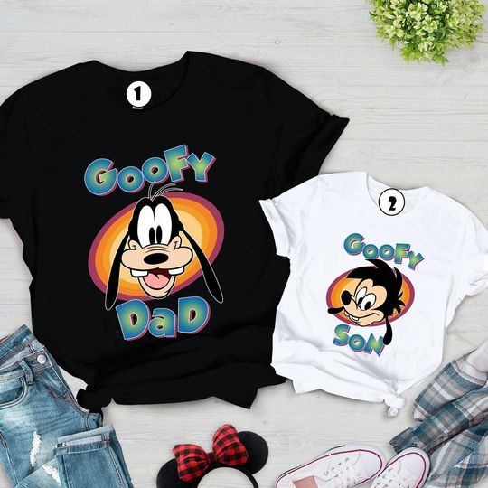 Goofy Movie Goofy Dad Goofy Son Shirt, Disneyland Dad And Son Shirt, Goofy And Max Goof Shirt, Father And Son Matching, Father's Day Shirt