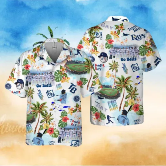 Discover Tampa Bay Baseball Team Rayss Hawaiian Shirt