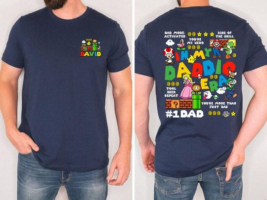Super Mario In My Daddio Era Shirt, Super Mario Dad Shirt, In My Dad Era Shirt, Fathers Day Shirt, Disneyland Trip, Mario Super Daddio Shirt
