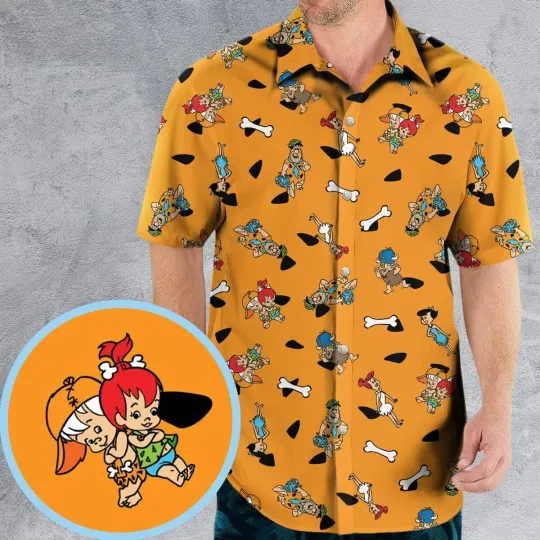 Flintstones Characters Hawaiian Shirt
