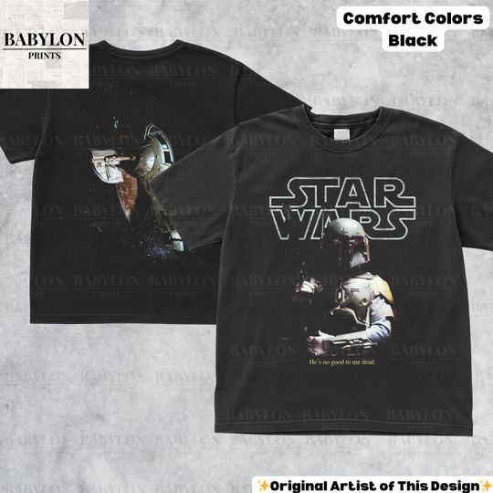 Vintage Boba Fett T-Shirt | Star Wars Empire Strikes Back Bounty Hunter Design