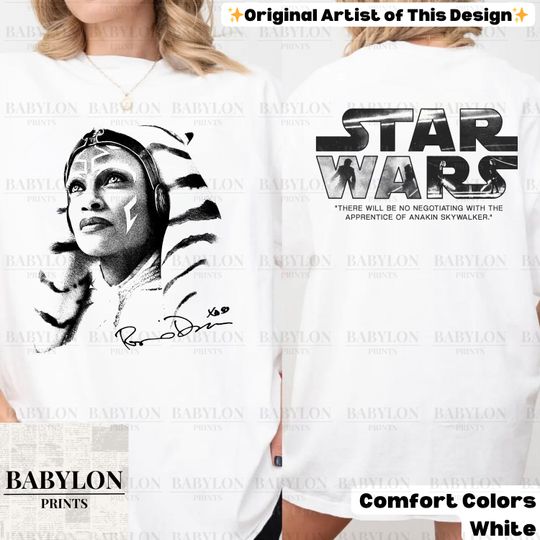 Vintage Ahsoka Star Wars T-Shirt | Ahsoka Show Shirt | Star Wars Rebels Rosario Dawson Ahsoka Shirt