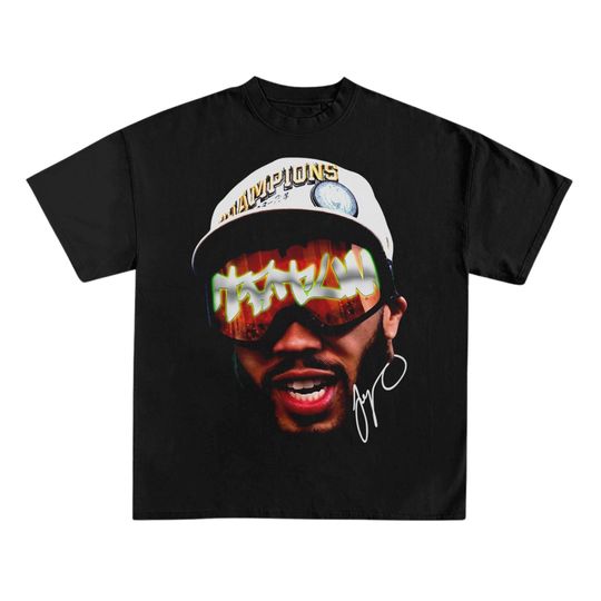 Jayson Tatum Basketball T-Shirt - Big Face Design - Gift for Him