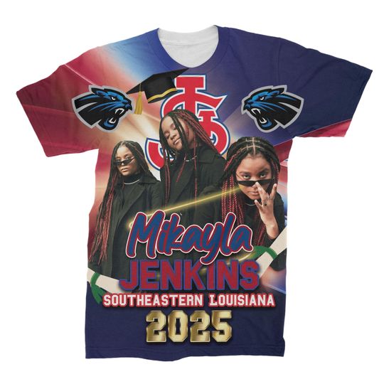 Personalized All Over Print Graduation T-Shirt
