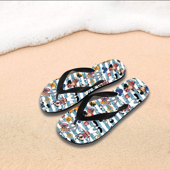 Discover Disney Cruise Flip Flops - Summer Beach Sandals