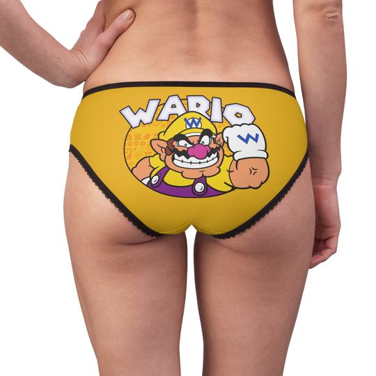 Wario Mean in Yellow Women's Underwear (AOP)