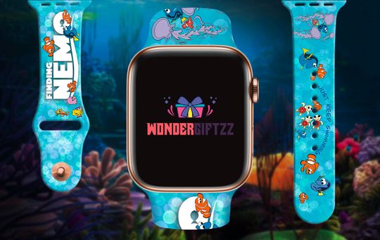 Discover Finding Nemo Apple Watch Band - Dory, Pixar, Clownfish Design