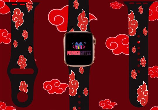 Red Clouds Disney Apple Watch Band - Mickey Snack Disney Castle