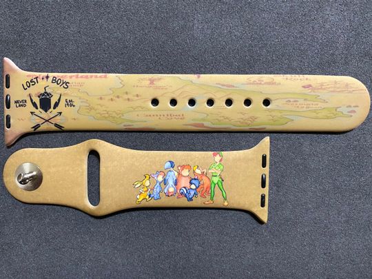 Disney Apple Watch Band - Peter Pan, Tinker Bell, Lost Boys, Mickey, Snack Disney Castle