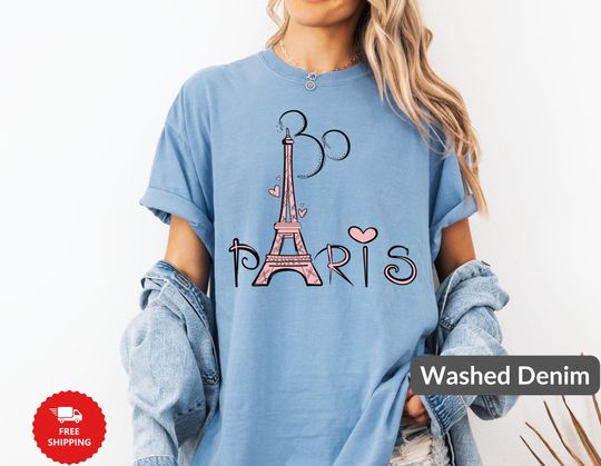 Disney Paris Shirt, Mickey  Eiffel Tower Shirt, Disneyland Paris Vacation Shirt, Family Paris Shirt, Disney Trip Shirt