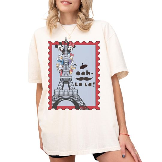 Disney Paris Shirt, Mickey and Friends Eiffel Tower Shirt, Disneyland Paris Vacation Shirt, Family Matching Shirt