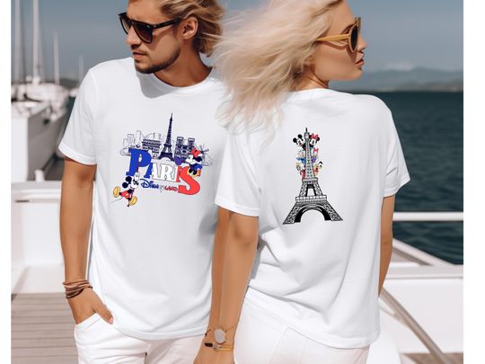 Disneyland Paris Trip Shirt, Mickey and Friends  Eiffel Tower Tee, Disneyland Paris Family Vacation, Disneyland Trip Shirt, Making Memories