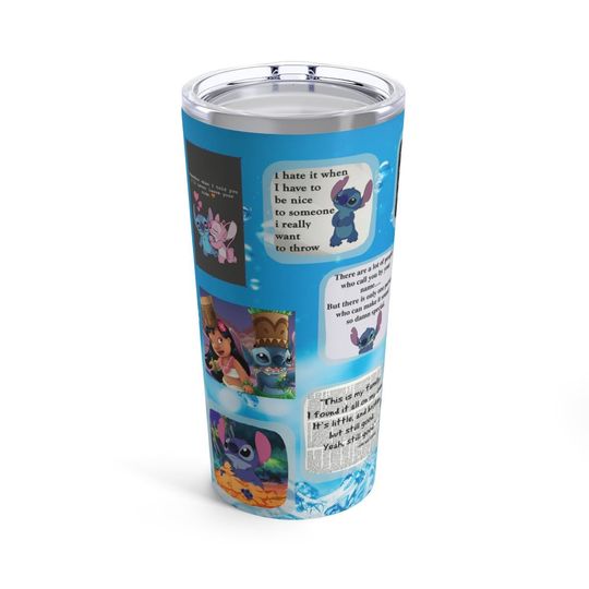 Stitch-Cartoons Copper Vacuum Insulated Tumbler
