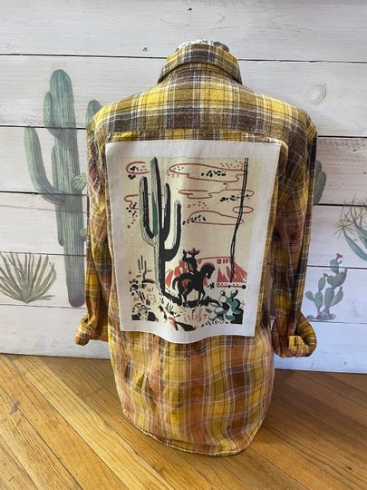 Cactus Cowboy Flannel Shirt
