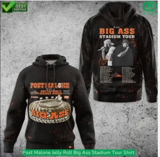 Post Malone Jelly Roll 3D All Over Print Hoodie 3D