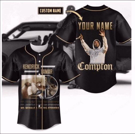 Kendrick Lamar Fan Baseball Jersey  Perfect for Dad or Tour Supporters