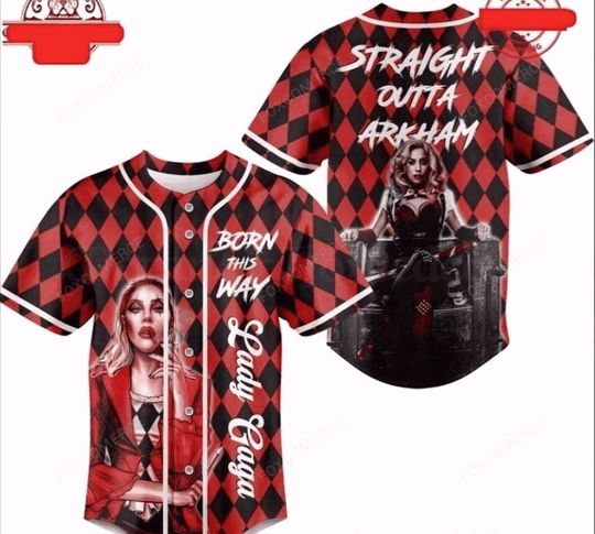 Ld ga Born This Way Album Baseball Jersey  Hot New Fan Shirt