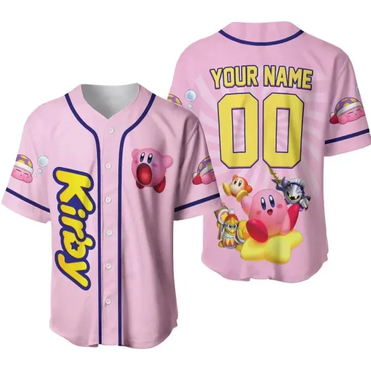 Personalized Kirby 3D Jersey
