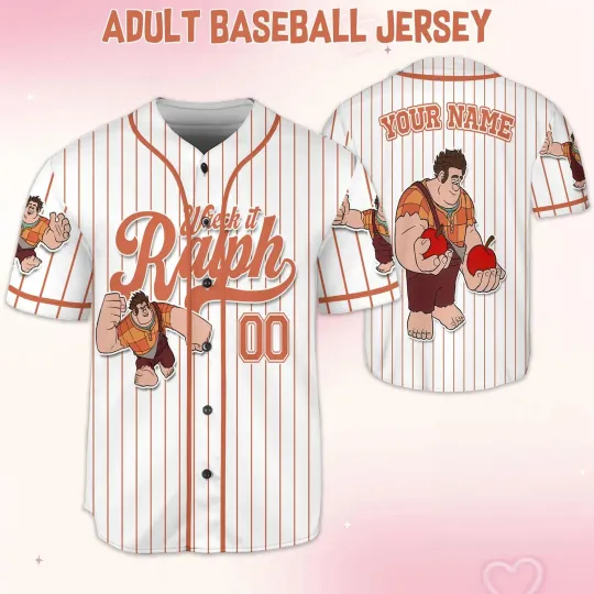 Personalized Wreck it Ralph 3D Jersey